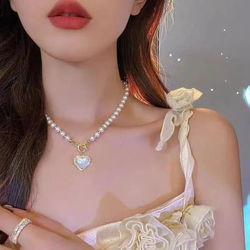 Gold Color New Beads Pearl Choker Necklace - LaVie Jewelery