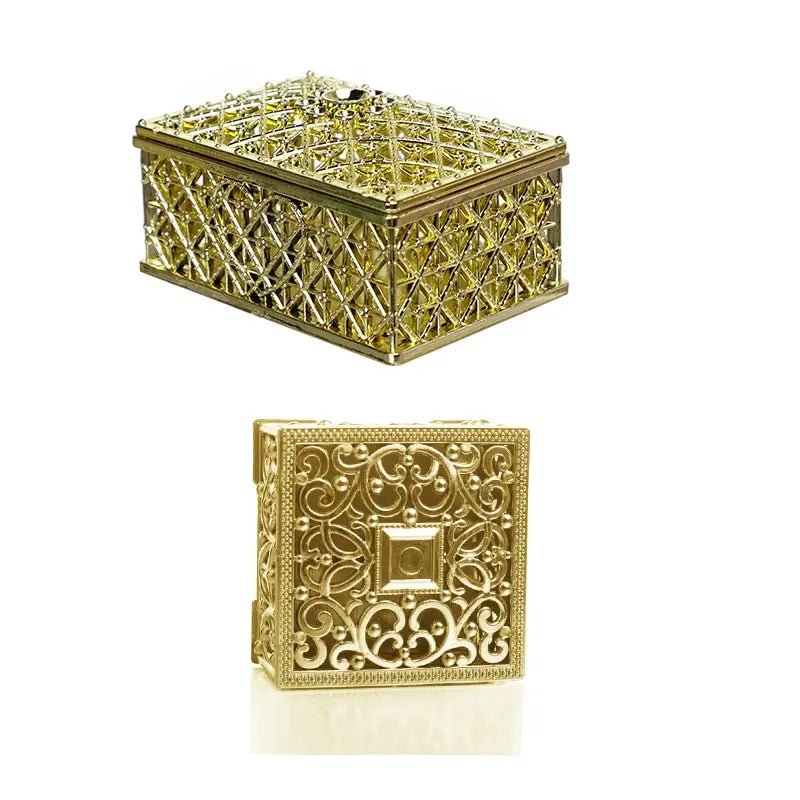 Mini Treasure Storage Jewelry Box Silver - color - LaVie Jewelery