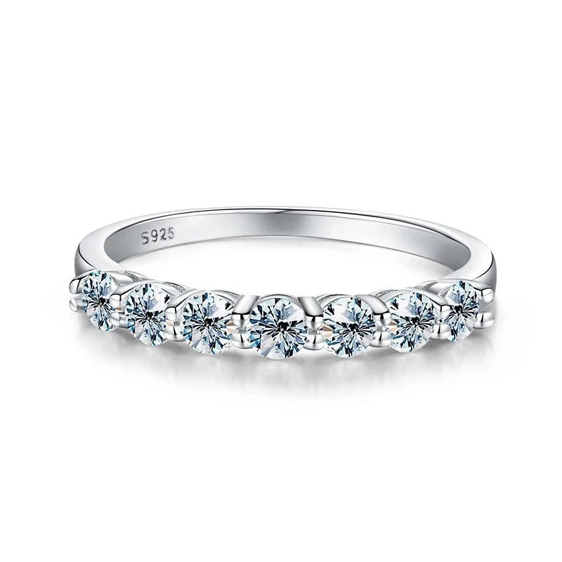Luxary 925 Sterling Silver Real Moissanite Ring - LaVie Jewelery