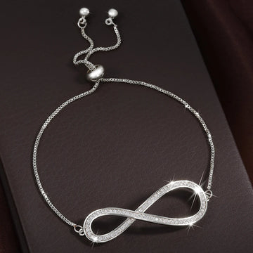 Zirconia Crystal Adjustable Bracelet & Bangle Jewelry - LaVie Jewelery