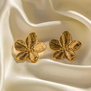 18K Gold Plated Stainless Steel Butterfly Stud Earrings - LaVie Jewelery