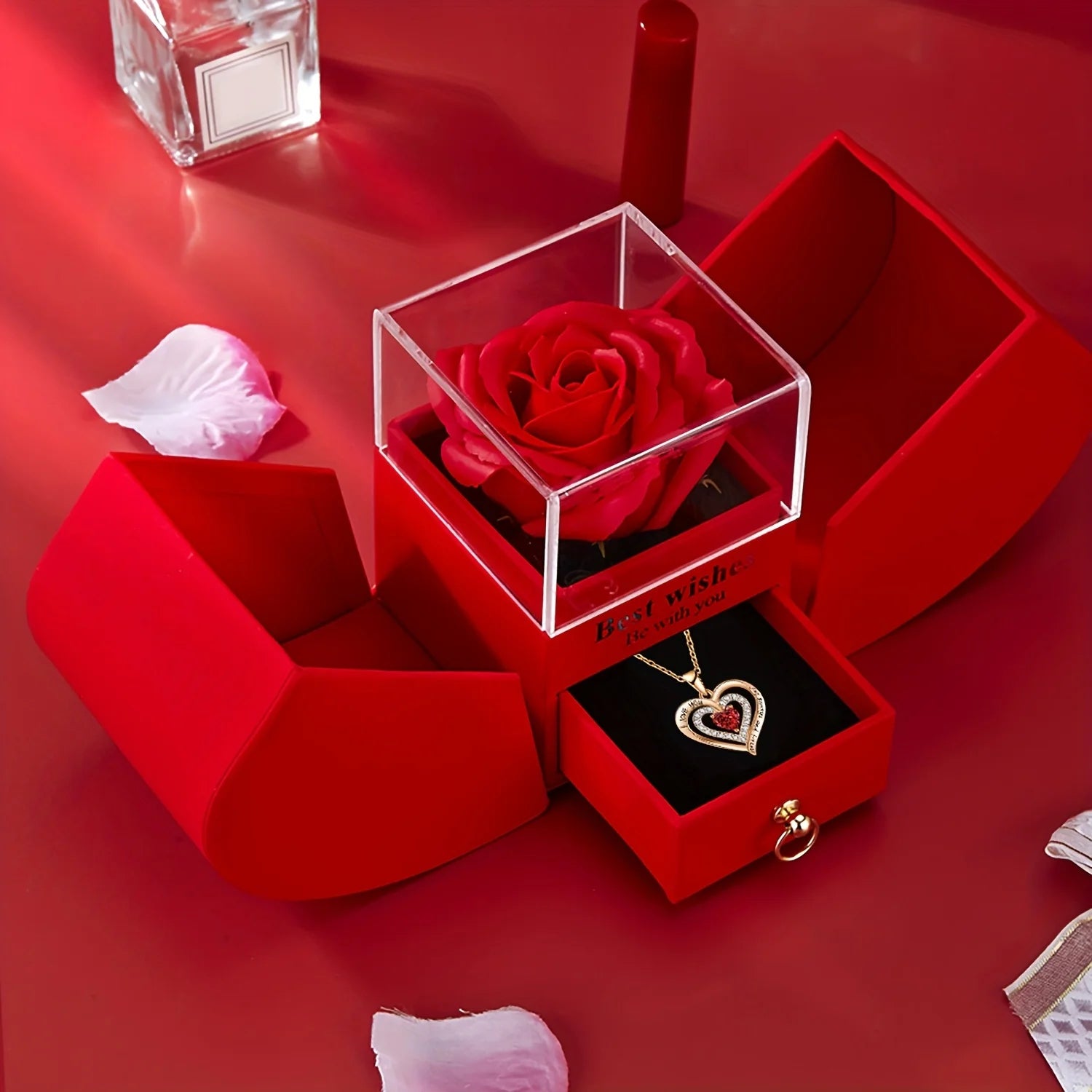"The Velvet Rose" High - End Necklace Set - LaVie Jewelery