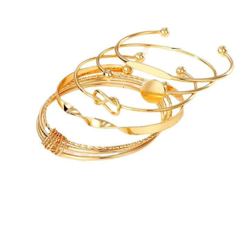 Punk Trendy Multilayer Twist Sparkling Adjustable Bracelets - LaVie Jewelery