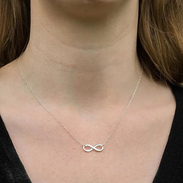 Stainless Steel Boho Charm Infinity Pendant Choker Necklace - LaVie Jewelery